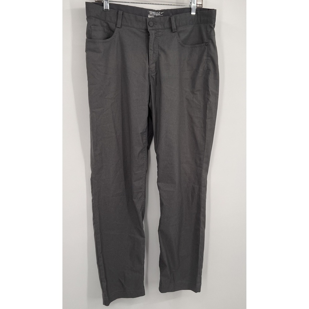 Nike Pants Mens 34 Gray Plaid Golf Sport Tour Performance Chino Outdoors 34x30